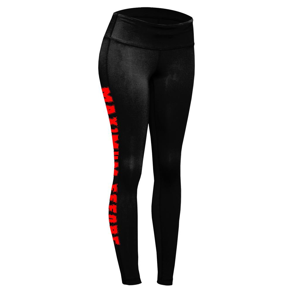 Maximum Effort Womens Performance Leggings Women's Leggings Old Glory   