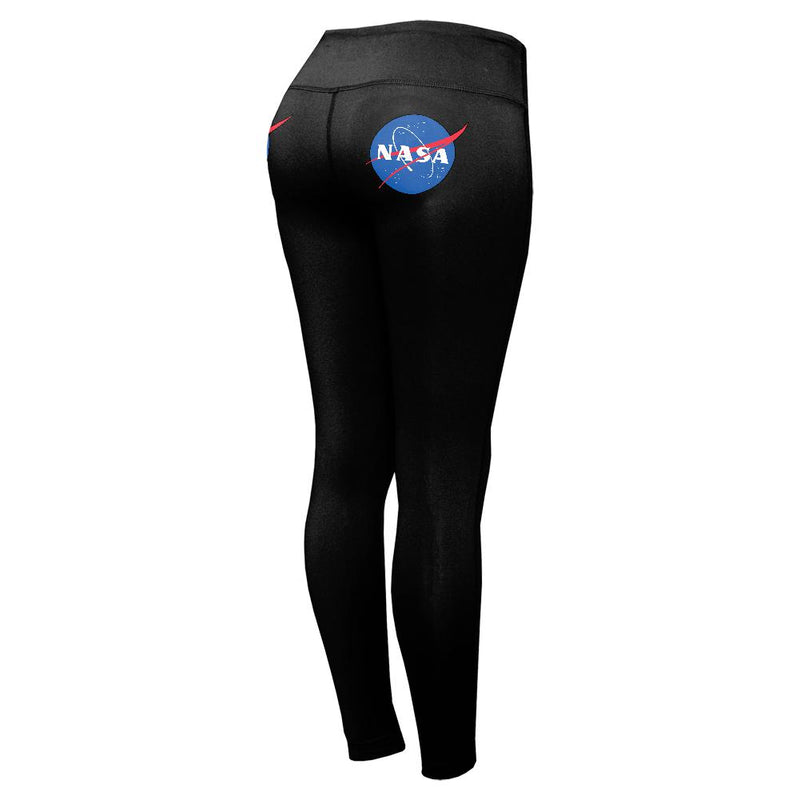 NASA Logo Womens Performance Leggings Women's Leggings NASA   