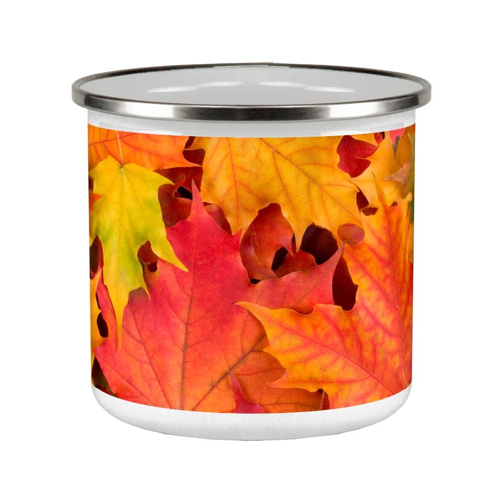 Autumn Fall Leaves Camp Cup Mugs Old Glory   