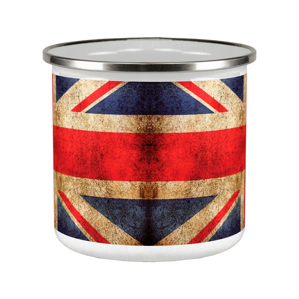 British Flag Union Jack Grunge Camp Cup Mugs Old Glory   