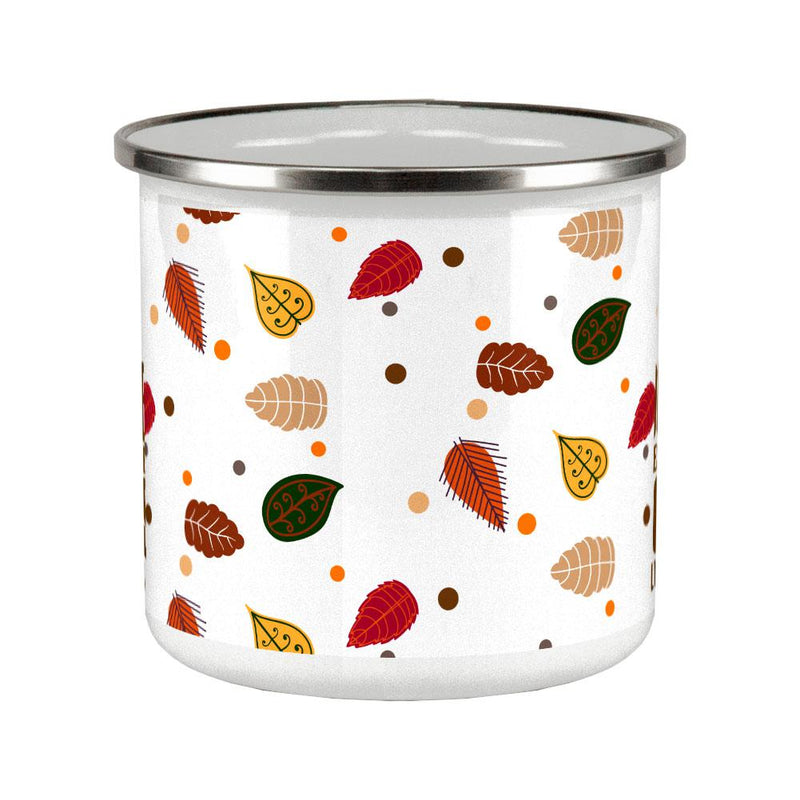 Autumn Leaves Pattern Camp Cup Mugs Old Glory   