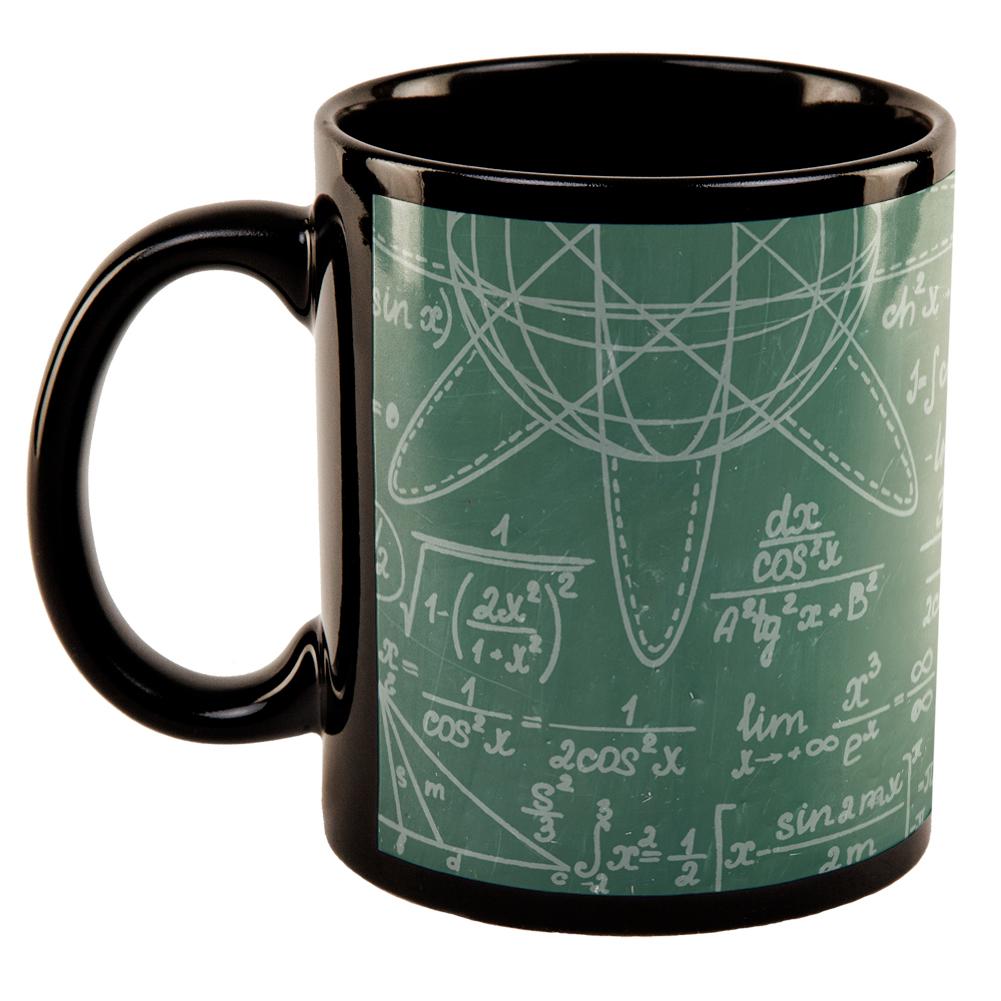 Math Geek Formulas Chalkboard All Over Black Out Coffee Mug Coffee Mugs Old Glory   