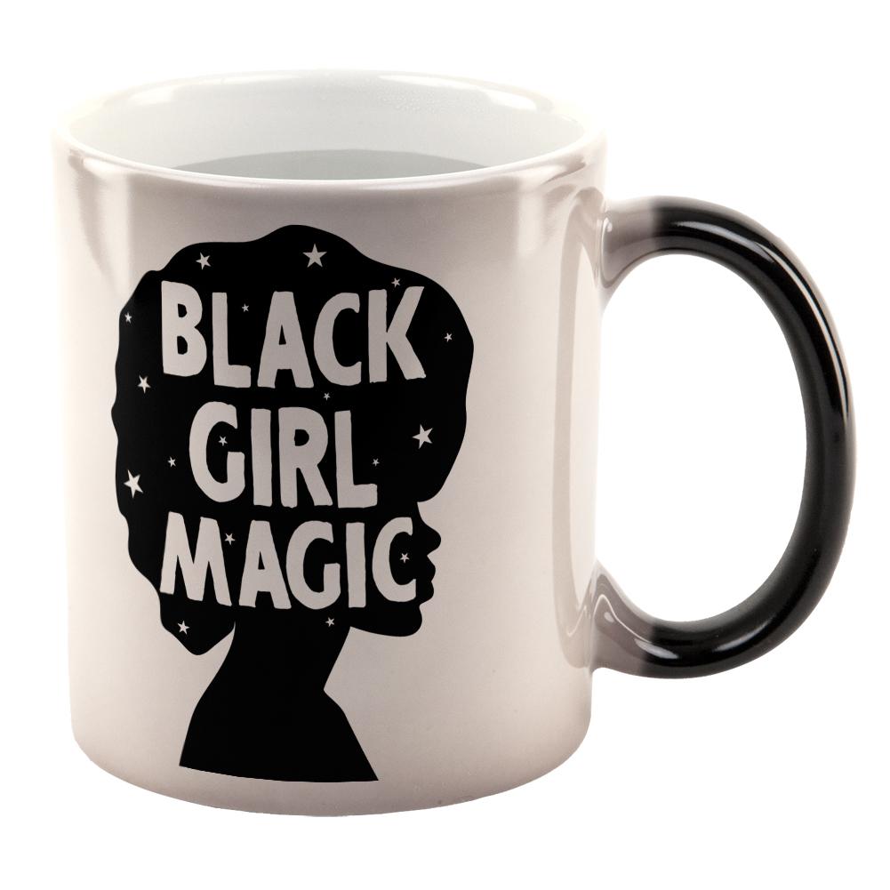 Black History Month Black Girl Magic Afro All Over Heat Changing Coffee Mug Coffee Mugs Old Glory OS Multi 