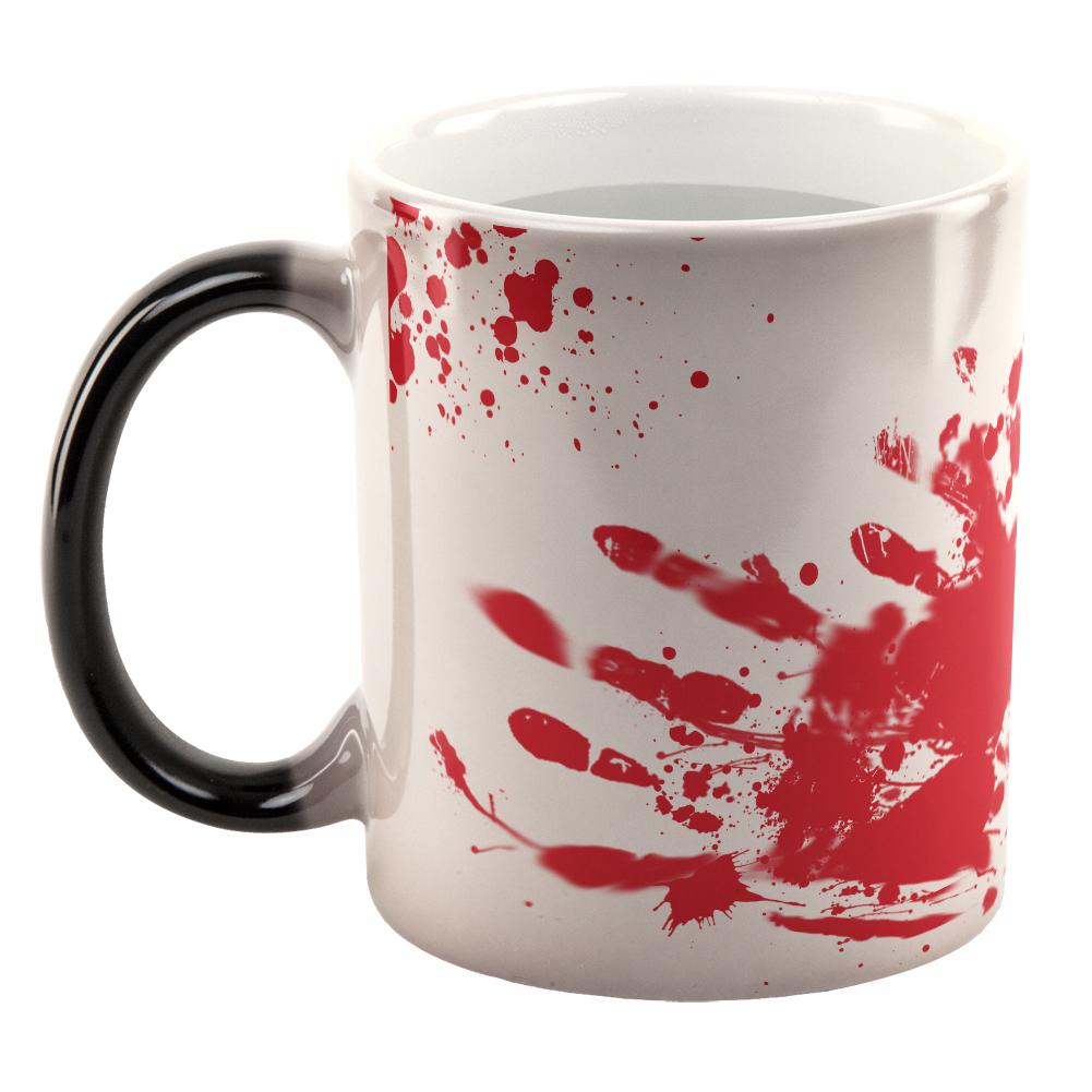 Halloween Blood Splatter All Over Heat Changing Coffee Mug Coffee Mugs Old Glory   