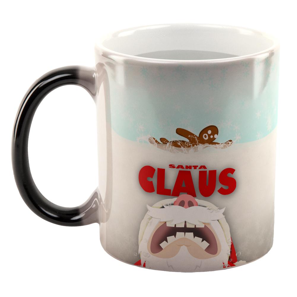 Christmas Santa Jaws Claus Horror All Over Heat Changing Coffee Mug Coffee Mugs Old Glory   