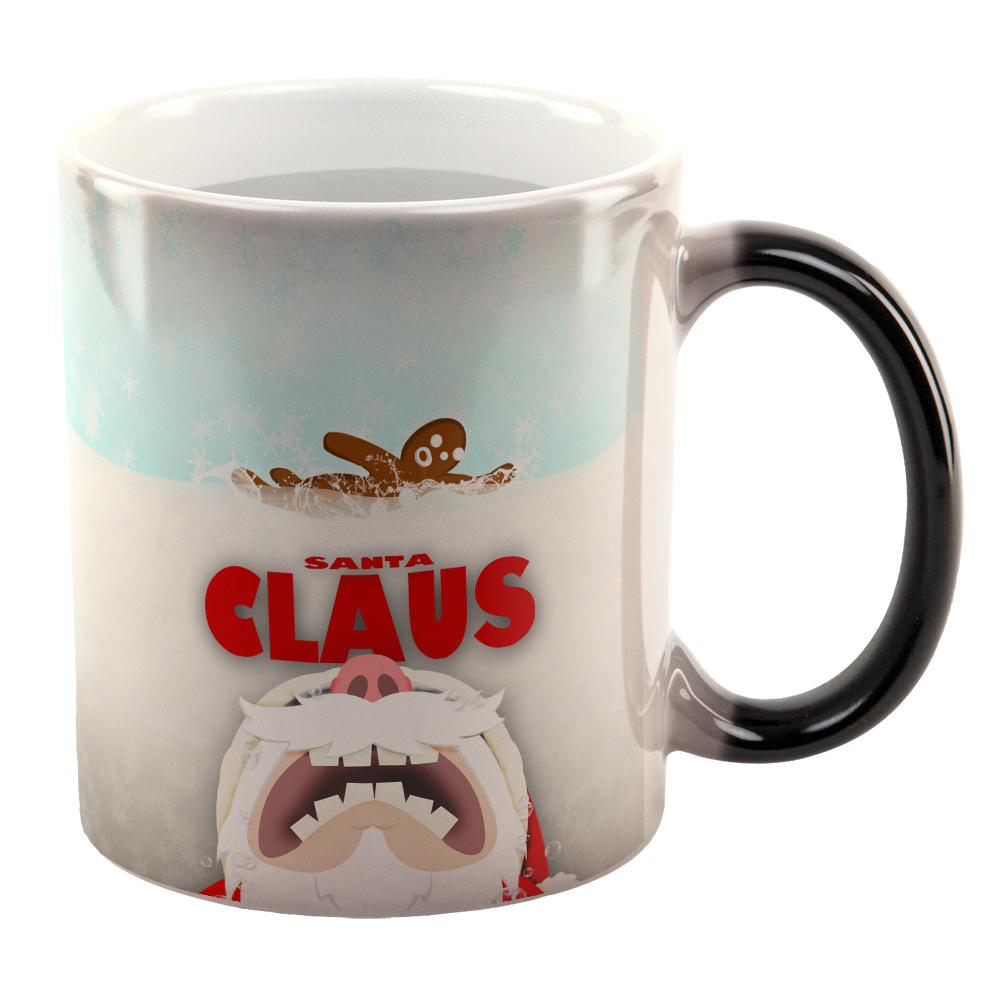 Christmas Santa Jaws Claus Horror All Over Heat Changing Coffee Mug Coffee Mugs Old Glory OS Multi 