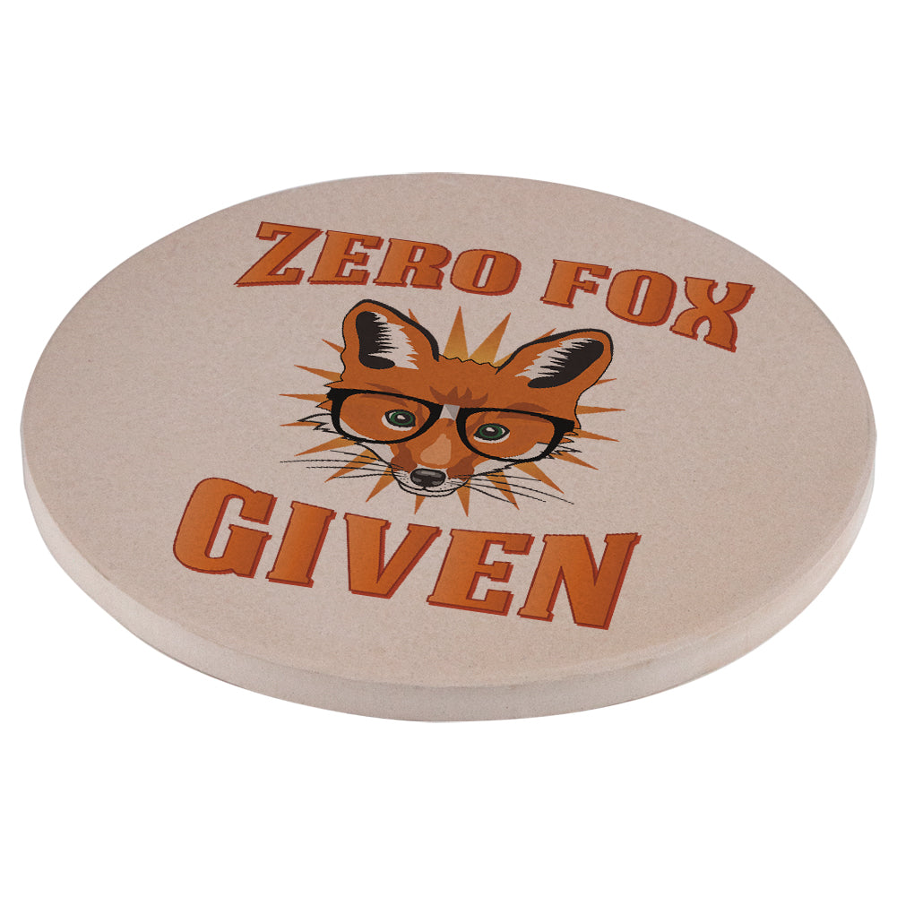 Zero Fox Given Set of 4 Round Sandstone Coasters Coasters Old Glory OS Multi 