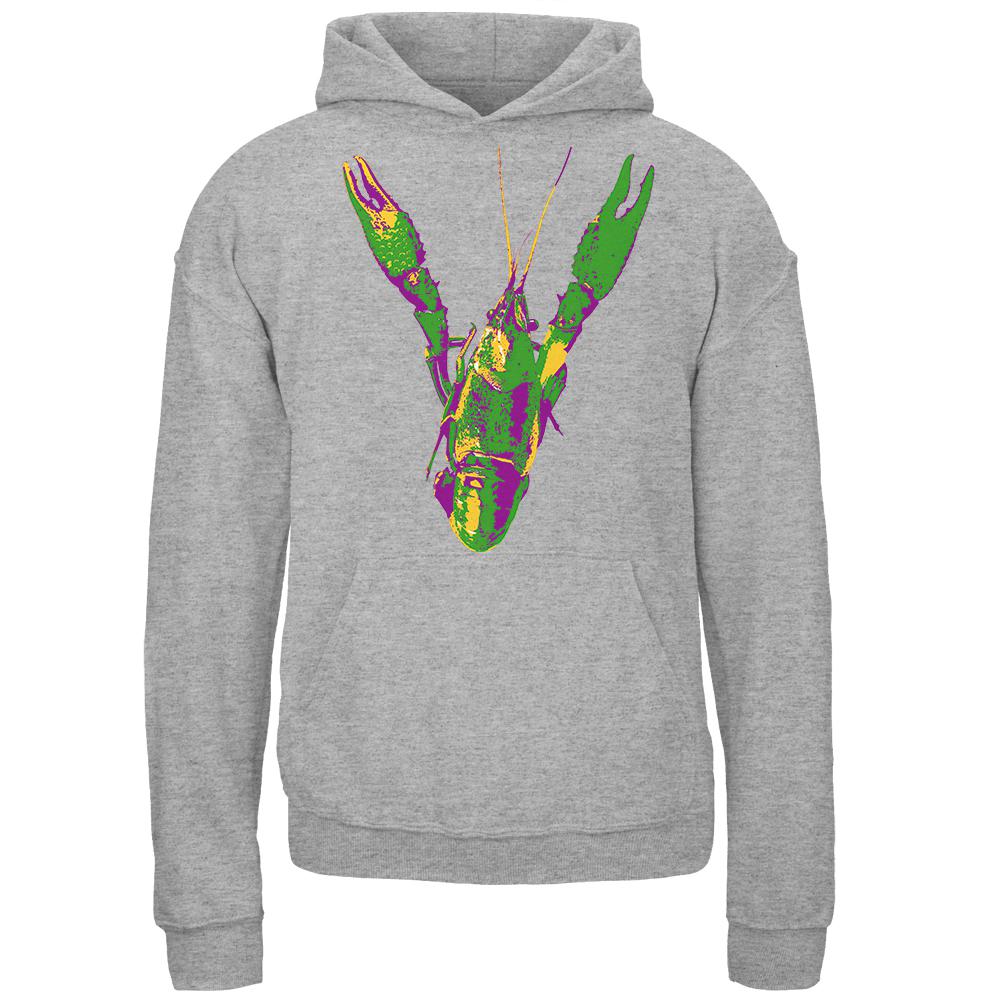 Mardi Gras Crawfish Youth Hoodie Youth Hoodies Old Glory LG Grey 