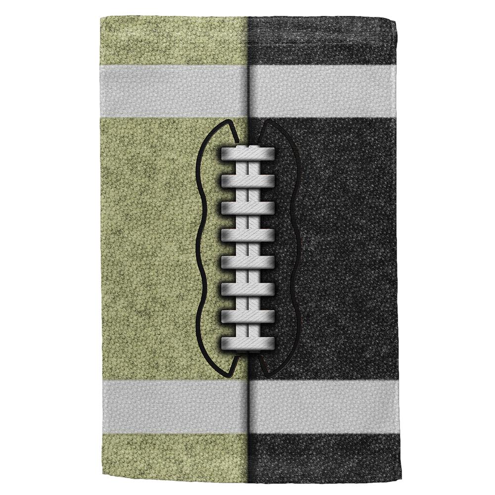 Fantasy Football Team Black and Gold All Over Sport Towel Hand Towel Old Glory OS Multi 