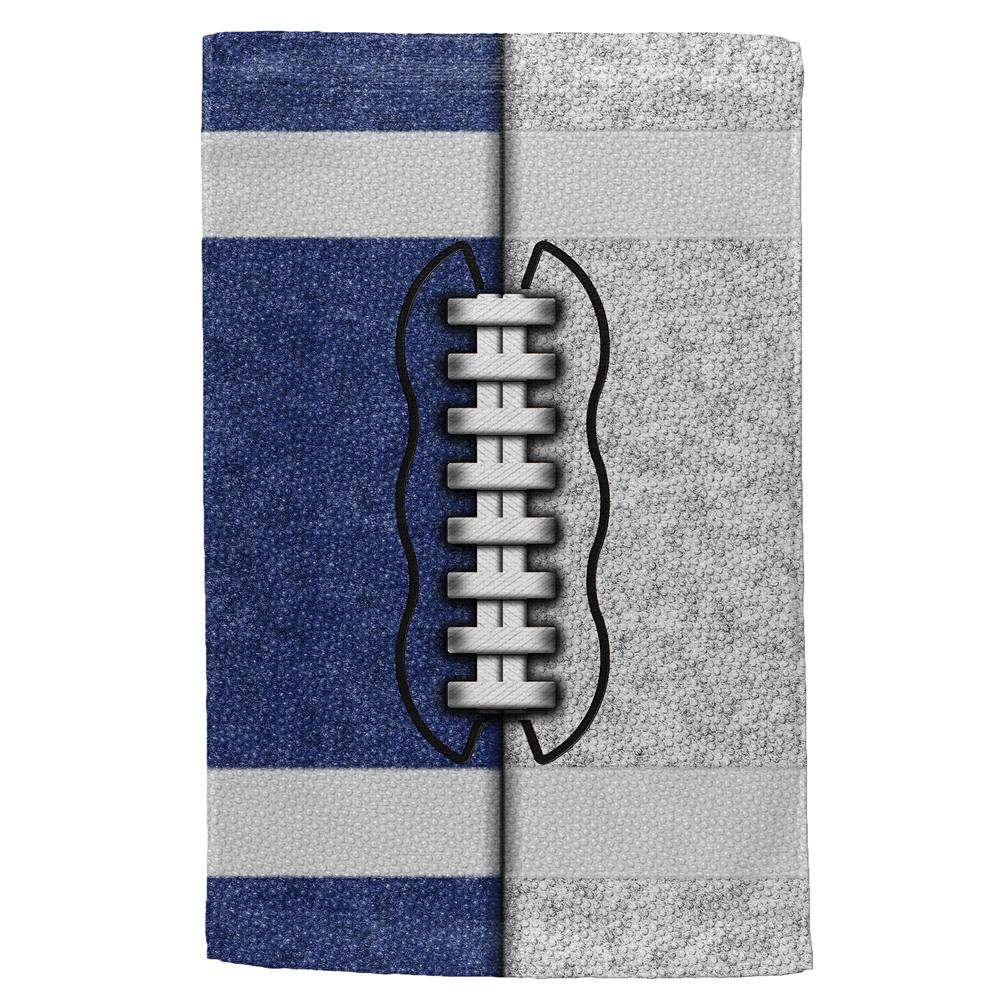 Fantasy Football Team Blue and White All Over Sport Towel Hand Towel Old Glory OS Multi 