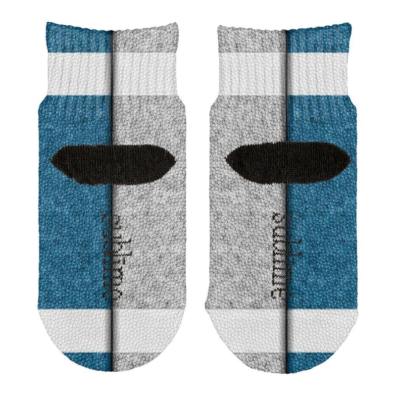 Fantasy Football Team Blue and Grey All Over Toddler Ankle Socks Toddler Socks Old Glory   