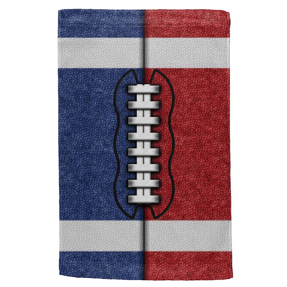 Fantasy Football Team Blue and Red All Over Sport Towel Hand Towel Old Glory OS Multi 