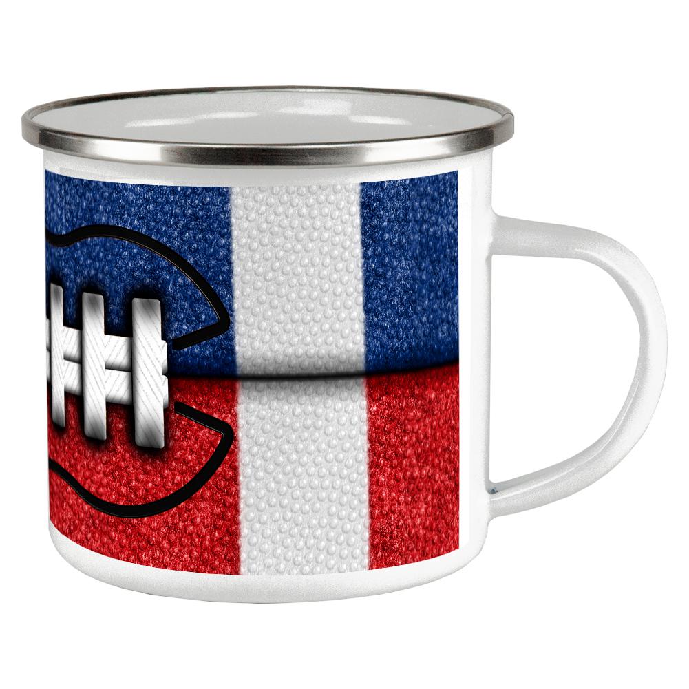 Fantasy Football Team Blue and Red Camp Cup Coffee Mugs Old Glory OS Multi 