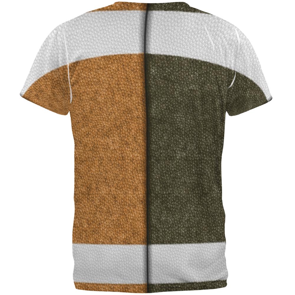 Fantasy Football Team Brown and Rust All Over Mens T Shirt Men's T-Shirts Old Glory   