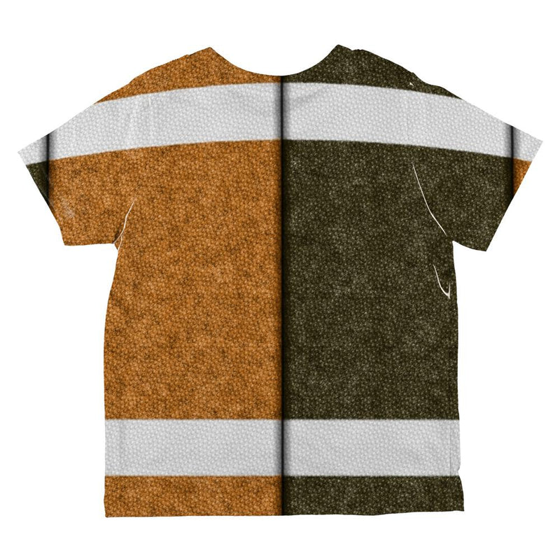 Fantasy Football Team Brown and Rust All Over Toddler T Shirt Toddler T-Shirts Old Glory   