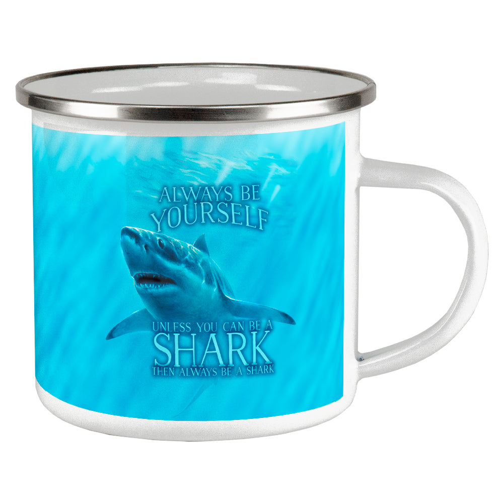 Always Be Yourself Unless Great White Shark Camp Cup Mugs Old Glory OS Multicolor 