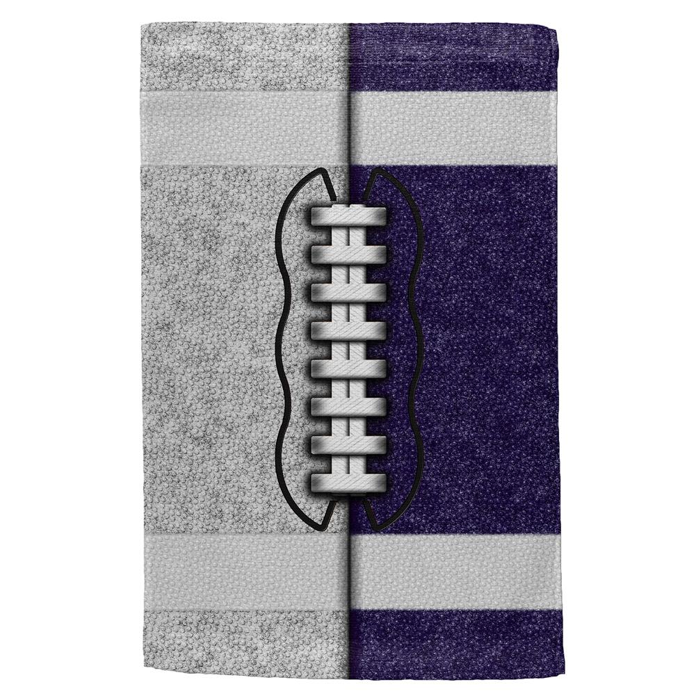 Fantasy Football Team Grey and Navy All Over Sport Towel Sports Towels Old Glory OS Multi 