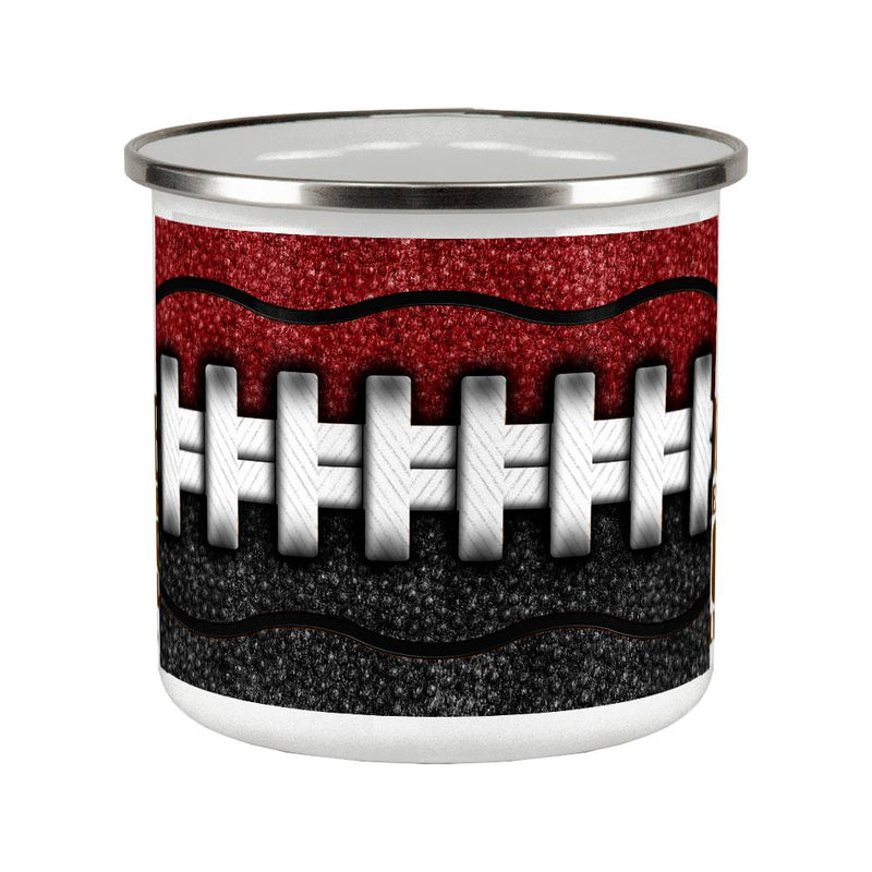 Fantasy Football Team Maroon and Black Camp Cup Coffee Mugs Old Glory   