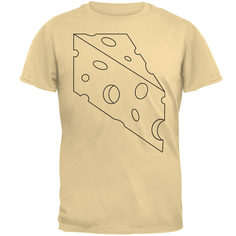 Halloween Swiss Cheese Food Costume Mens T Shirt Men's T-Shirts Old Glory 2XL Yellow Haze 