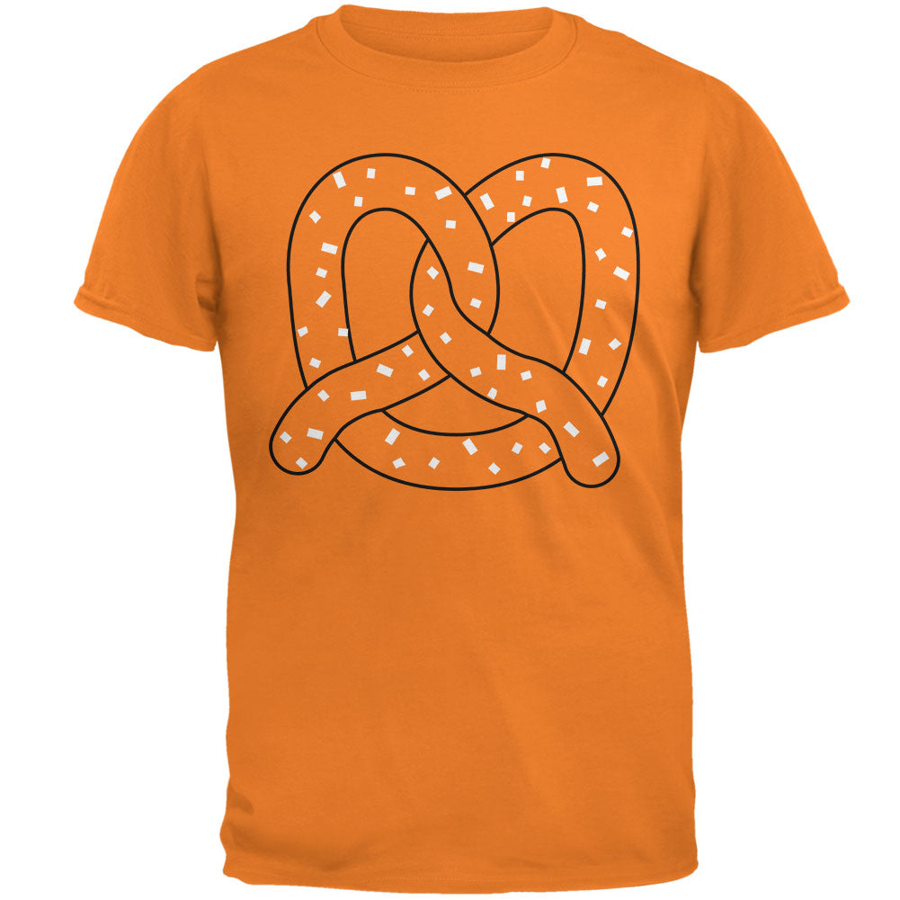 Halloween Pretzel Food Costume Mens T Shirt Men's T-Shirts Old Glory 2XL Mandarin Orange 