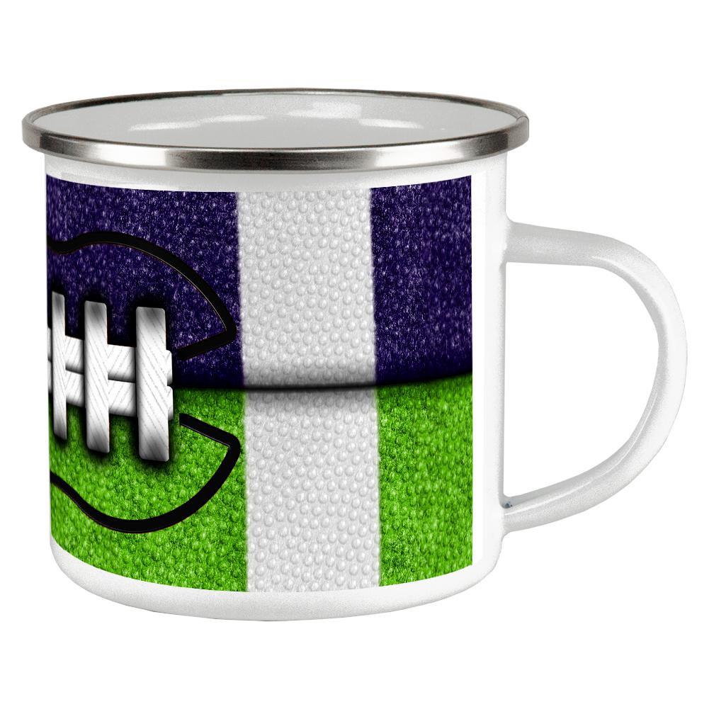 Fantasy Football Team Navy and Electric Green Camp Cup Coffee Mugs Old Glory OS Multi 