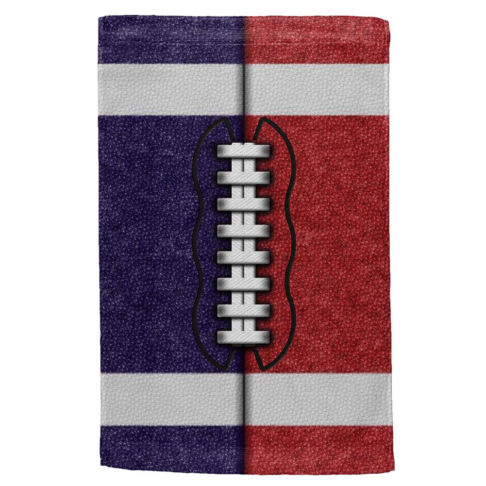 Fantasy Football Team Navy and Red All Over Sport Towel Hand Towel Old Glory OS Multi 