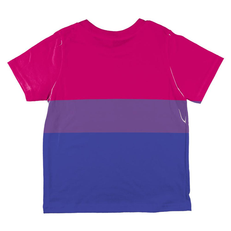 LGBT Bisexual Pride Flag All Over Toddler T Shirt Toddler T-Shirts Old Glory   