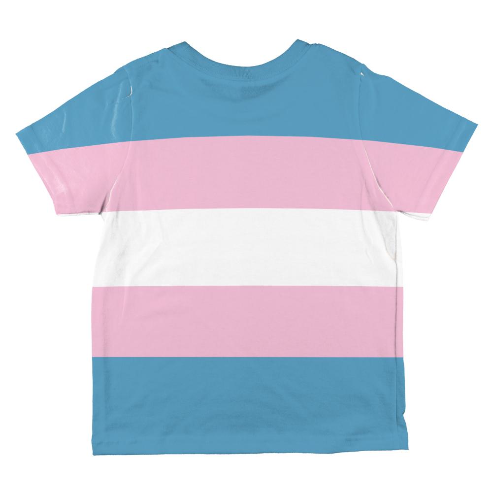 LGBT Transgender Pride Flag All Over Toddler T Shirt Toddler T-Shirts Old Glory   