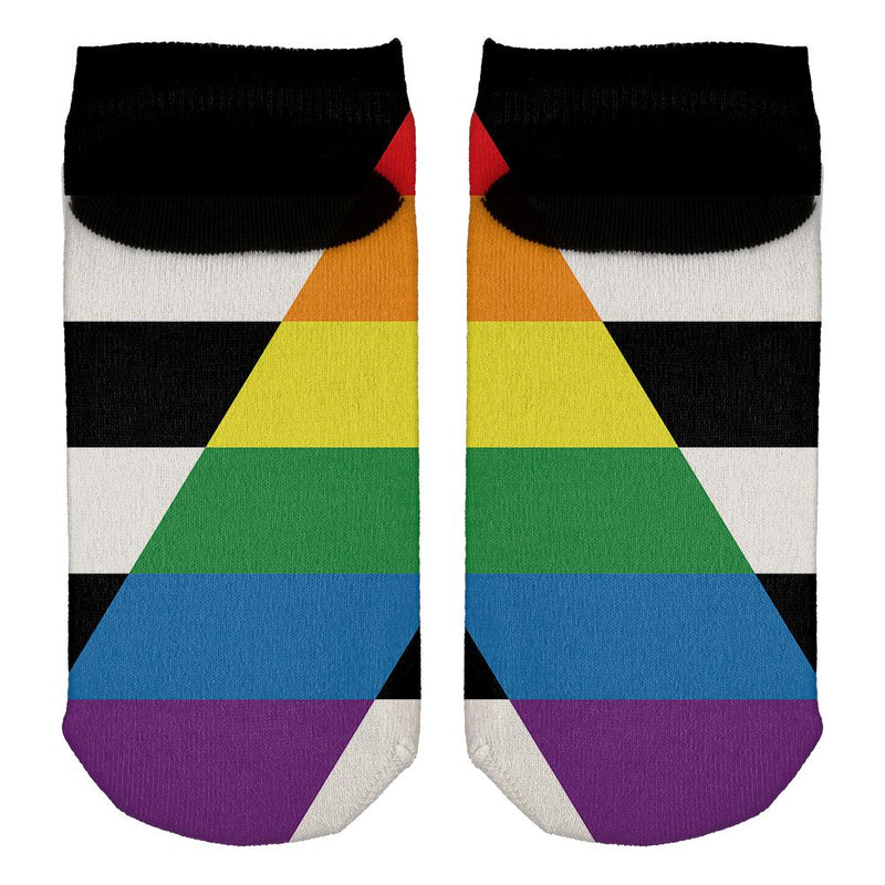 LGBT Straight Ally Pride Flag All Over Adult Ankle Socks Men's Socks Old Glory   