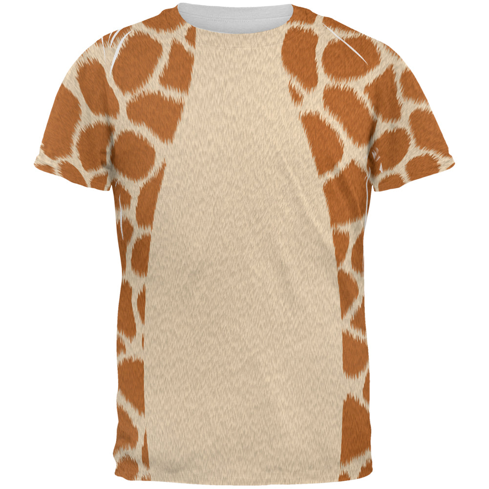 Halloween Giraffe Costume All Over Mens T Shirt Men's T-Shirts Old Glory 2XL Multicolor 