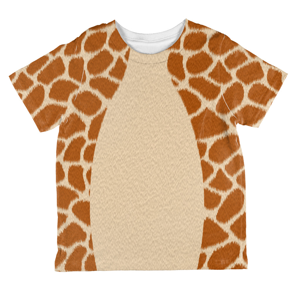 Halloween Giraffe Costume All Over Toddler T Shirt Toddler T-Shirts Old Glory 2T Multicolor 