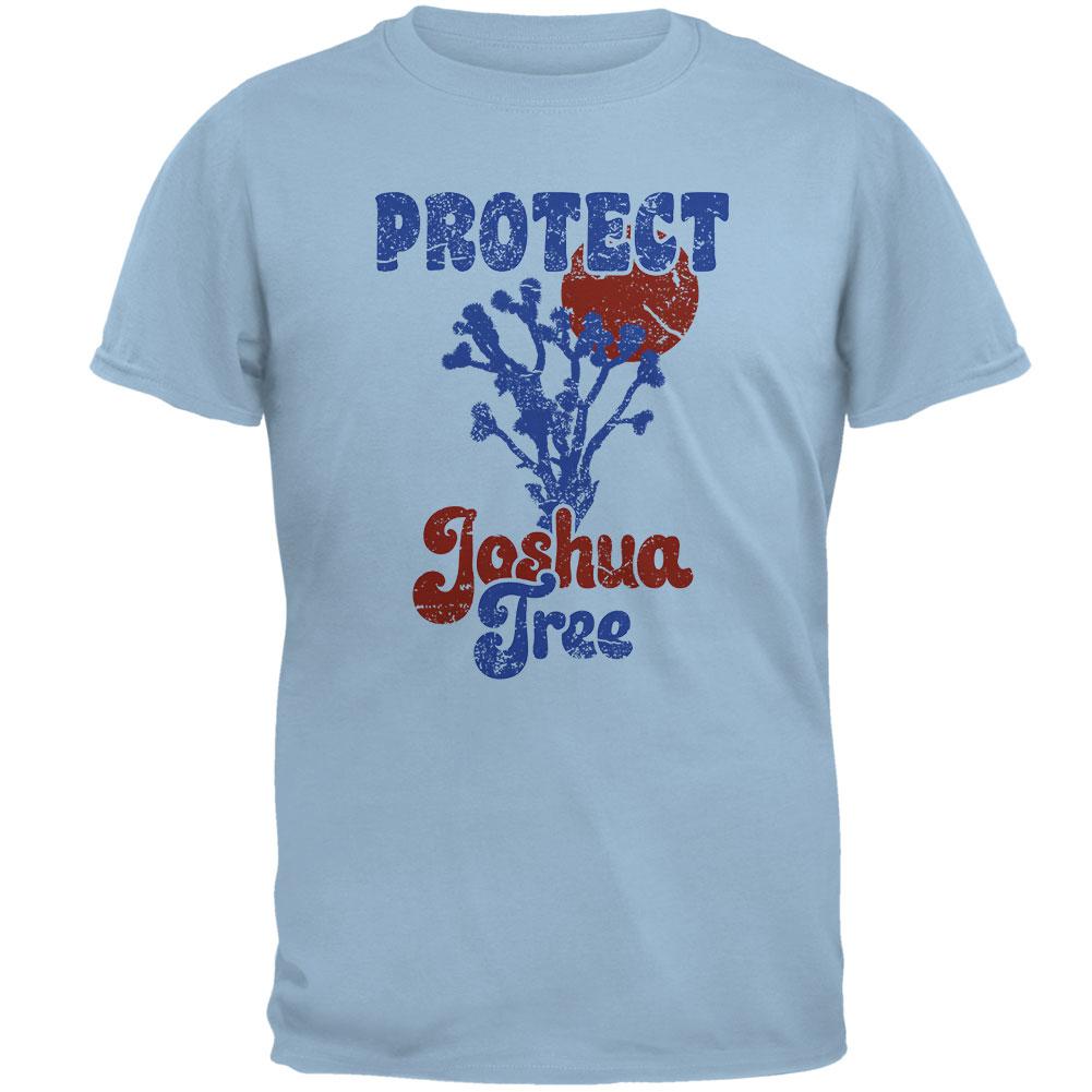 National Park Retro 70s Landscape Protect Joshua Tree Mens T Shirt Men's T-Shirts Old Glory 2XL Blue 