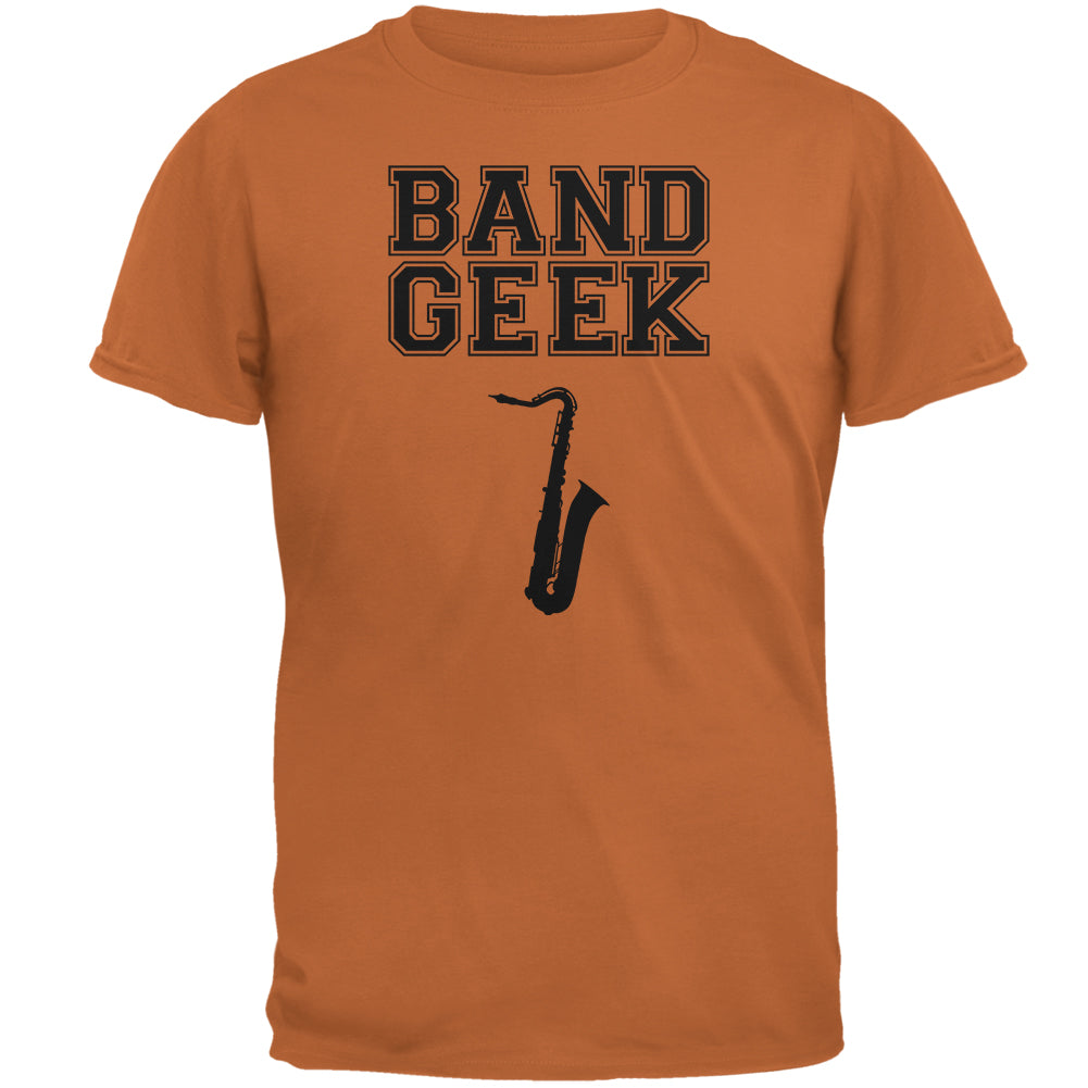 Band Geek Saxophone Mens T Shirt Men's T-Shirts Old Glory