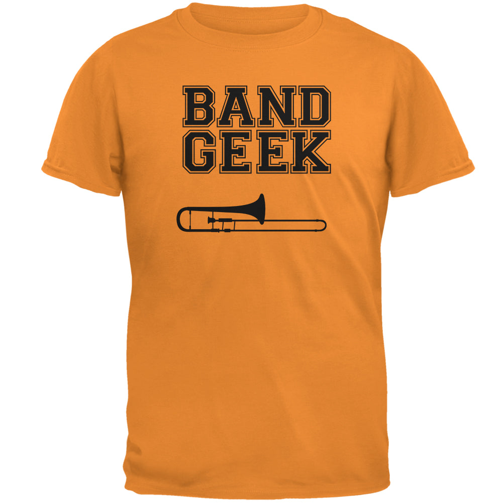 Band Geek Trombone Mens T Shirt Men's T-Shirts Old Glory