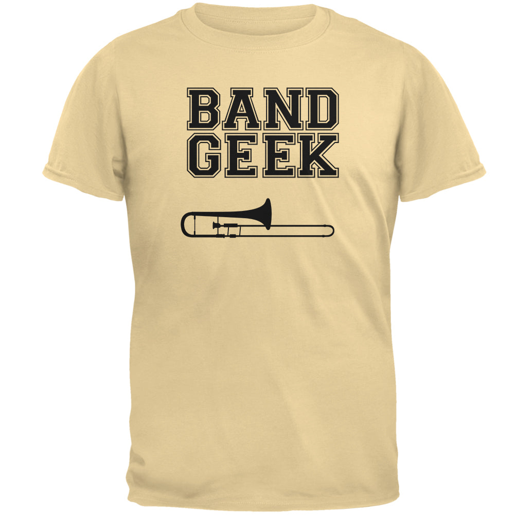 Band Geek Trombone Mens T Shirt Men's T-Shirts Old Glory