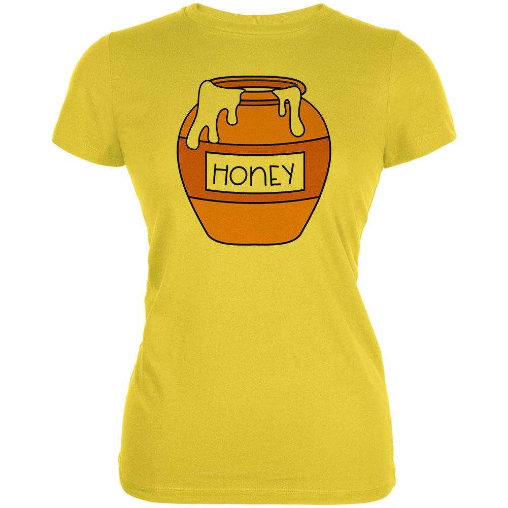 Halloween Honey Pot Honeypot Costume Juniors Soft T Shirt Juniors T-Shirts Old Glory 2XL Yellow 