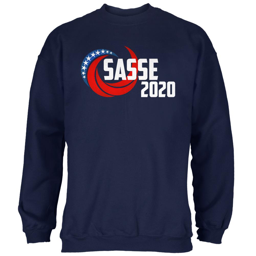 Presidential Election 2020 Ben Sasse Swoosh Mens Sweatshirt Men's Sweatshirts Old Glory 2XL Navy 