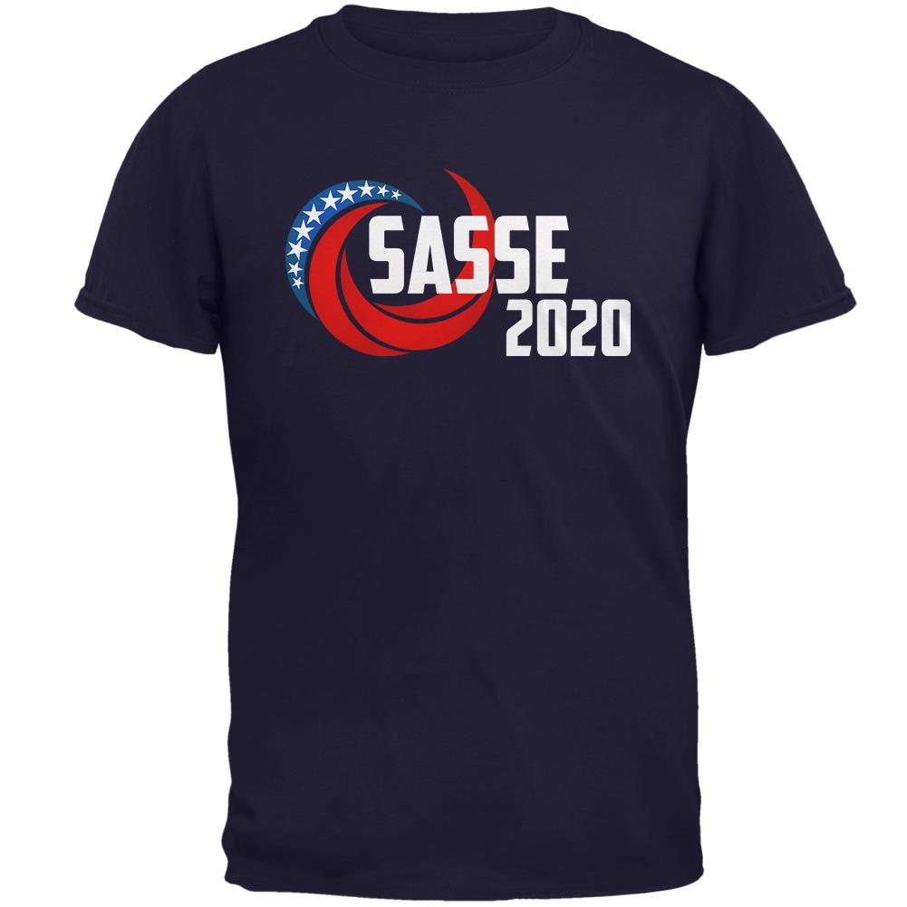 Presidential Election 2020 Ben Sasse Swoosh Mens T Shirt Men's T-Shirts Old Glory 2XL Navy 