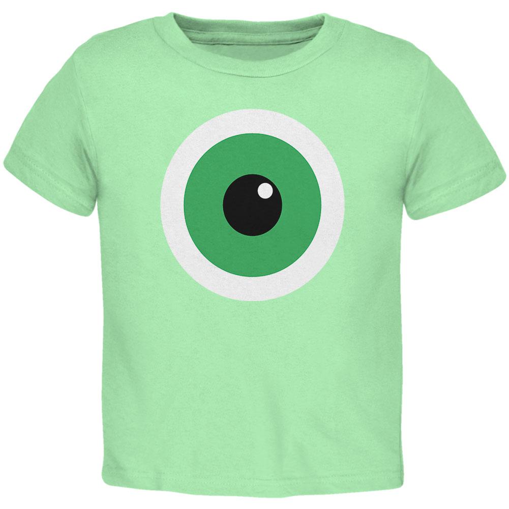 Monster Cyclops Eye Costume Toddler T Shirt Toddler T-Shirts Old Glory 2T Mint 