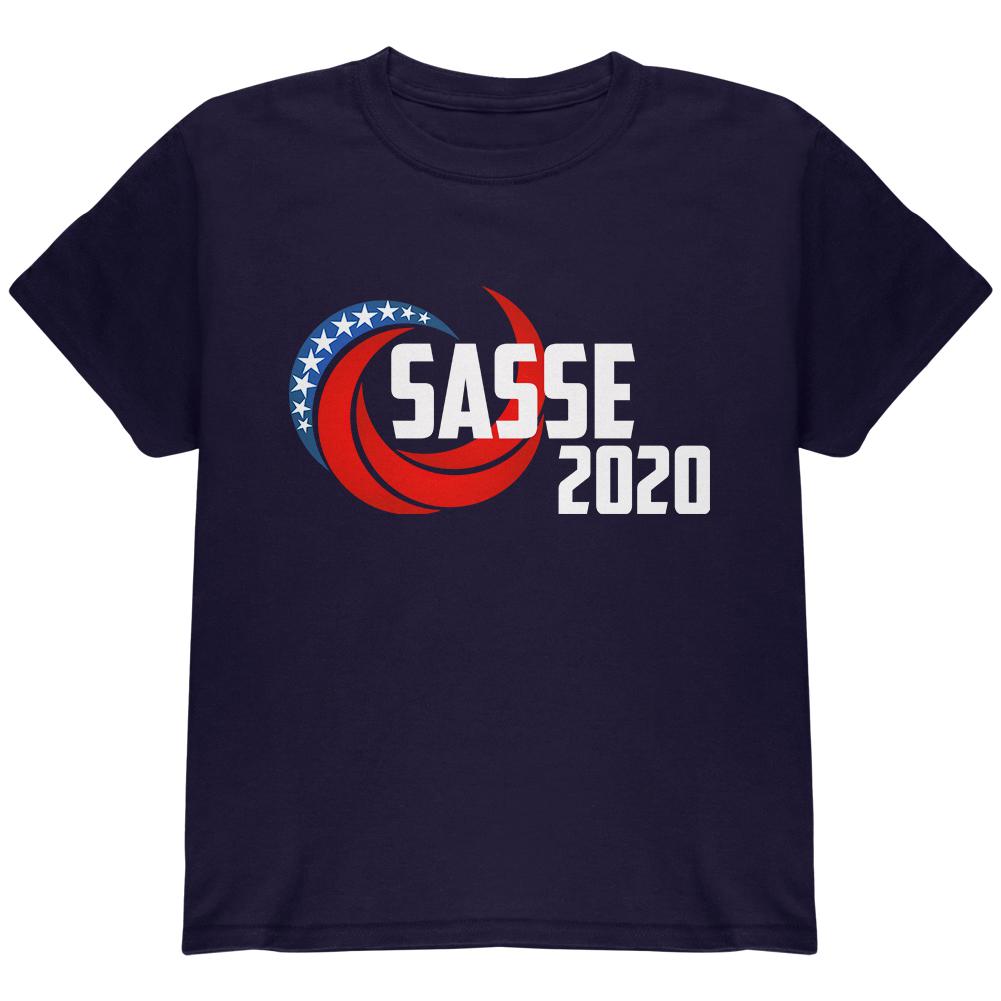 Presidential Election 2020 Ben Sasse Swoosh Youth T Shirt Youth T-Shirts Old Glory LG Navy 