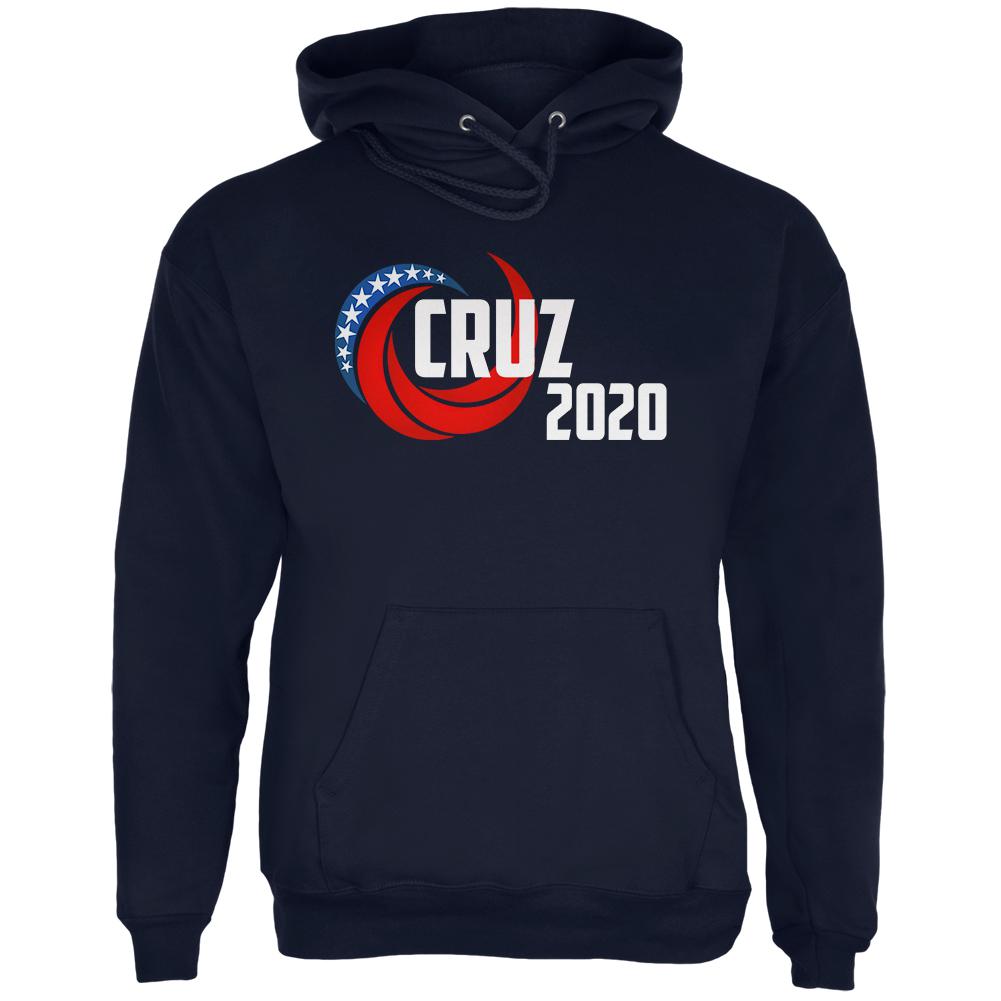 Presidential Election 2020 Ted Cruz Swoosh Mens Hoodie Men's Hoodies Old Glory 2XL Navy 