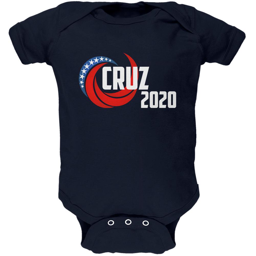 Presidential Election 2020 Ted Cruz Swoosh Soft Baby One Piece Baby One Piece Old Glory 0-3M Navy 