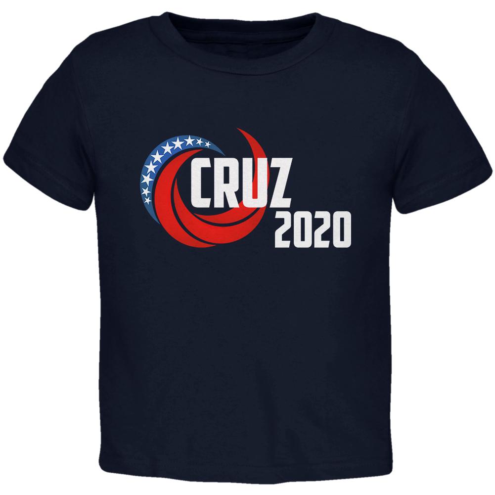 Presidential Election 2020 Ted Cruz Swoosh Toddler T Shirt Toddler T-Shirts Old Glory 2T Navy 