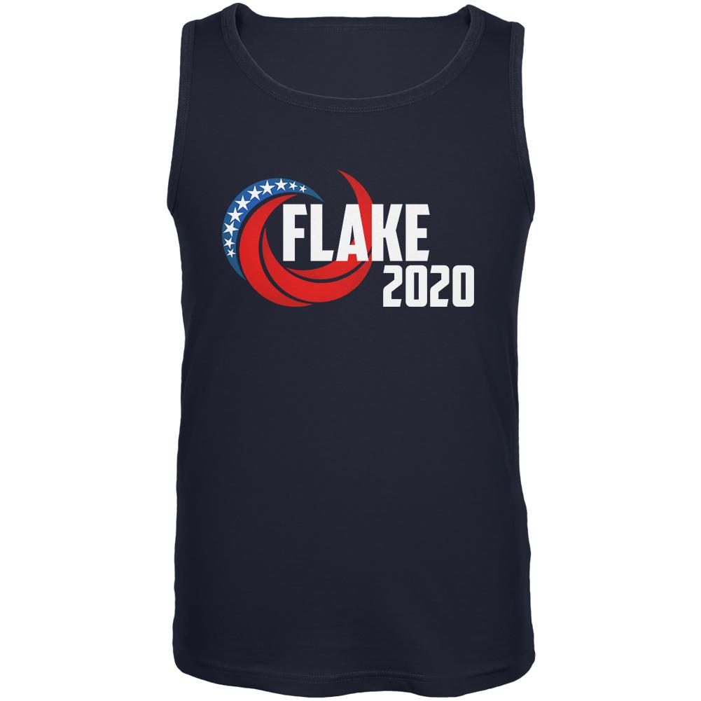 Presidential Election 2020 Jeff Flake Swoosh Mens Tank Top Men's Tank Tops Old Glory 2XL Navy 