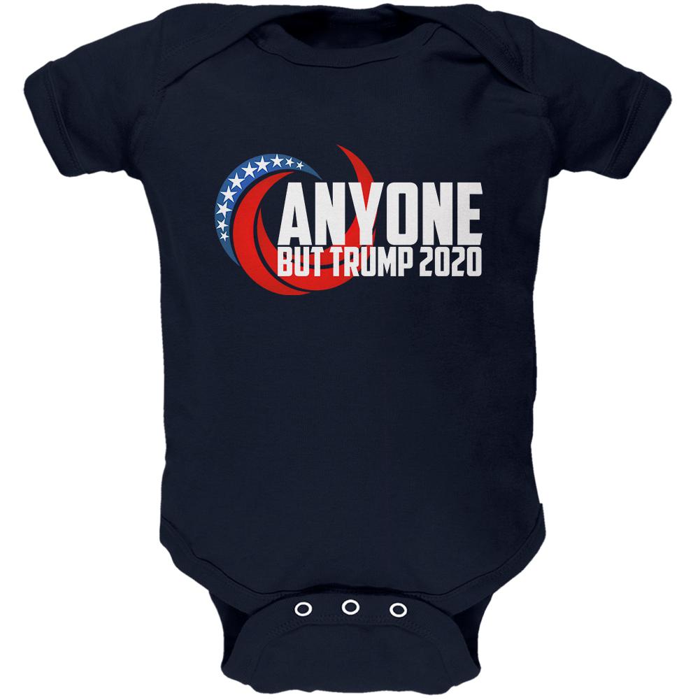 Presidential Election 2020 Anyone But Trump Soft Baby One Piece Baby One Piece Old Glory 0-3M Navy 