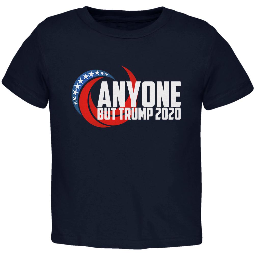 Presidential Election 2020 Anyone But Trump Toddler T Shirt Toddler T-Shirts Old Glory 2T Navy 