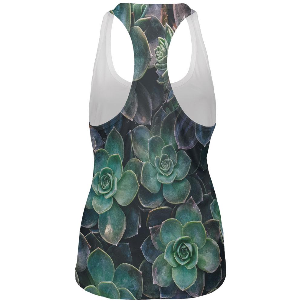 Halloween Succulent Costume Nature All Over Womens Work Out Tank Top Women's Tank Tops Old Glory   