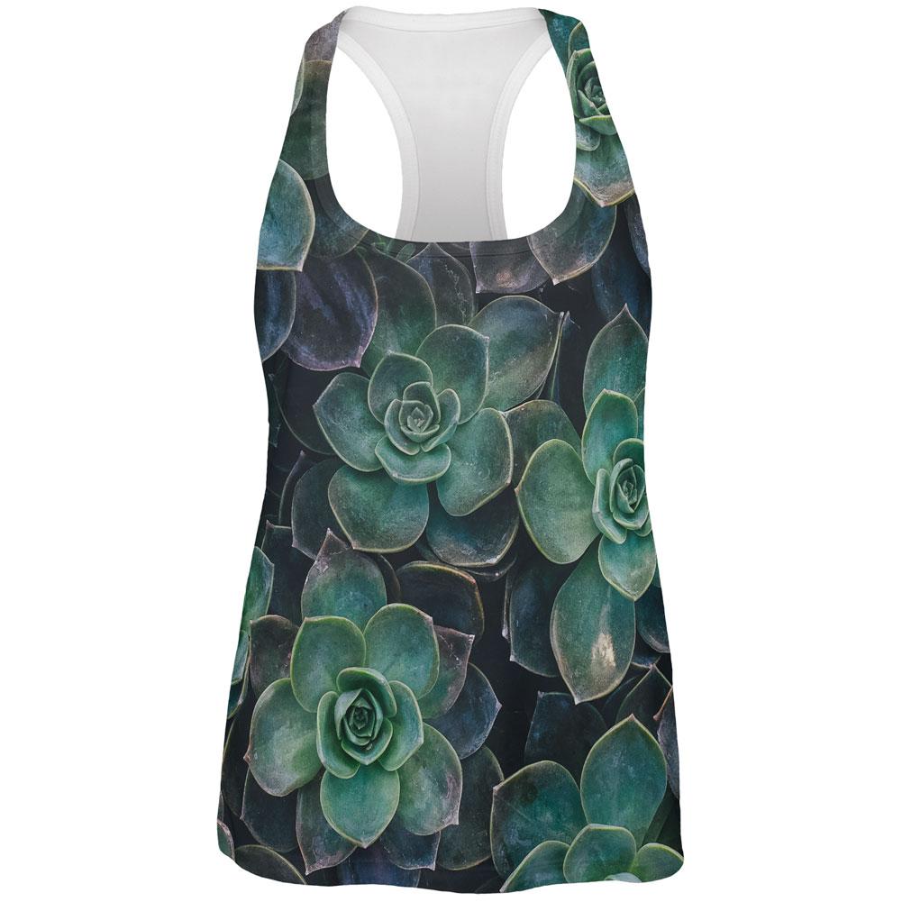 Halloween Succulent Costume Nature All Over Womens Work Out Tank Top Women's Tank Tops Old Glory 2XL Multi 