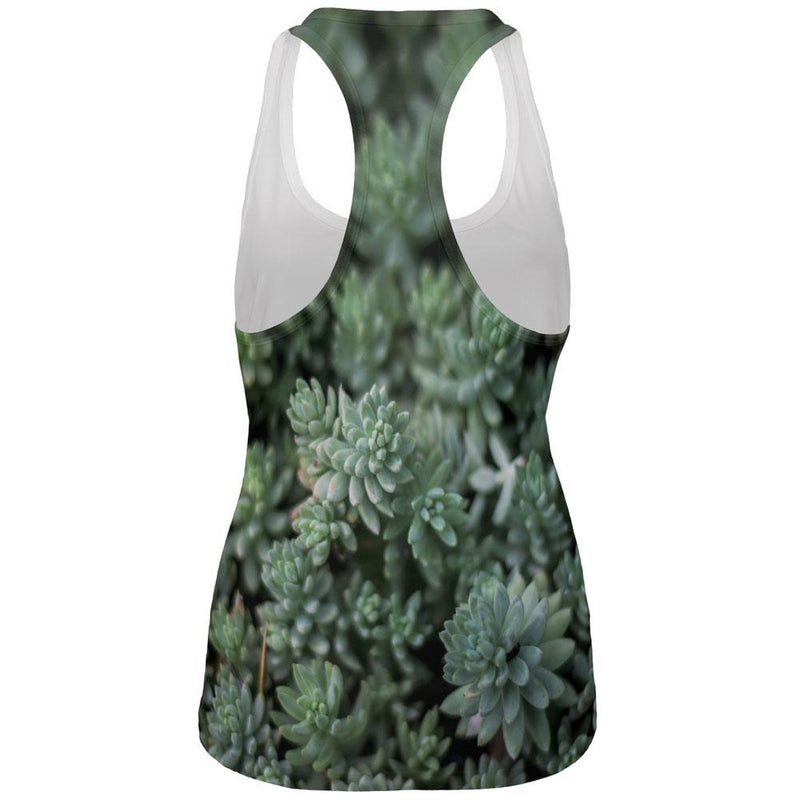 Halloween Succulent Bush Costume Nature Plants All Over Womens Work Out Tank Top Women's Tank Tops Old Glory   