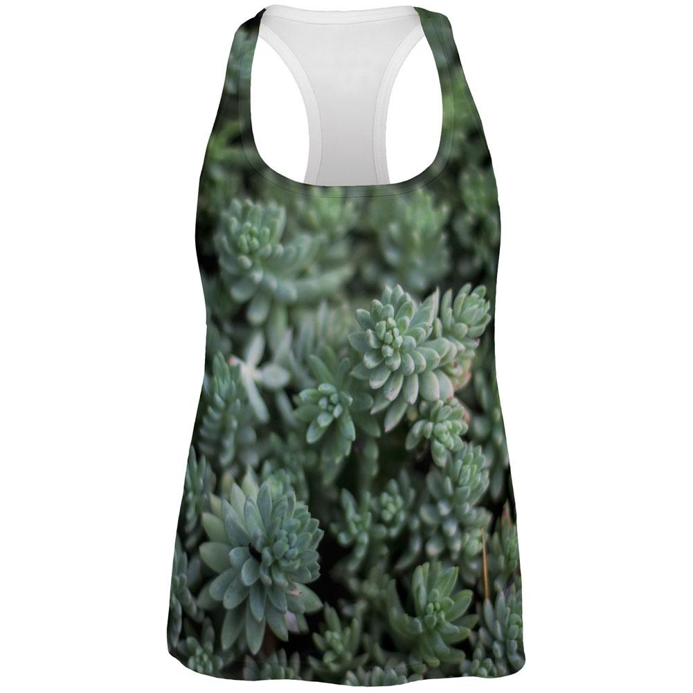 Halloween Succulent Bush Costume Nature Plants All Over Womens Work Out Tank Top Women's Tank Tops Old Glory 2XL Multi 